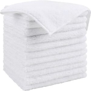 Cleaning Cloth,12 Pack Cleaning Rags, Cleaning Towels with 4 Color Assorted, 11.5"X11.5"