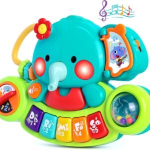 Baby Piano Toy 6 to 12 Months Light Up Music Baby Toys for 0 6 9 12 18 Months Early Learning Educational Piano Keyboard Infant Babies Girl Toy 1 Year Old Boy Girls Gift